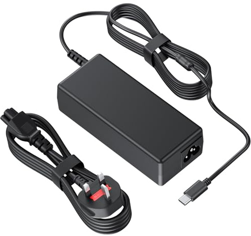 65W USB C Laptop Charger Universal Type C Power Adapter For HP Laptop | 65 Fast Charging Compatible With Lenovo/Dell/Acer/Asus/Samsung/Google Chromebook