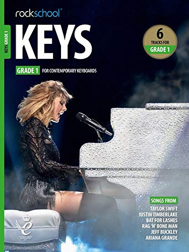 Rockschool: Keys - Grade 1 (2019) | Beginner Keyboard Sheet Music Exam Syllabus | Easy Contemporary Songbook with Exercises Tests and Audio for Students, Teachers and Practice Study