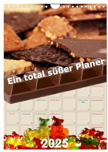 Ein total süßer Planer (Wandkalender 2025 DIN A4 hoch), CALVENDO Monatskalender