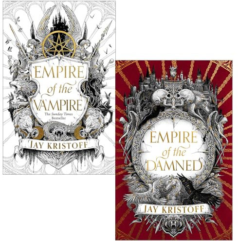 Foblit ltd Colección de 2 libros de la serie Empire of the Vampire de Jay Kristoff (El imperio del vampiro y [El imperio de los condenados de tapa dura)