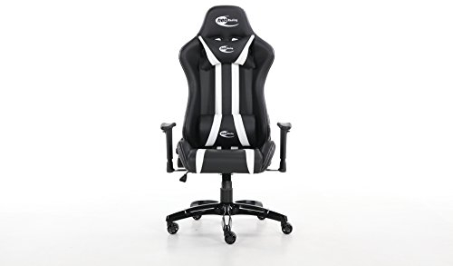 Neo Media Racing Gaming Chair White/Black with Arm Rests
