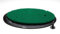 Fiberbuilt Flight Deck Golf Hitting Mat - Oval Shape Outdoor/Indoor Real Grass-Like Performance Golf Mat with Durable Adjustable Height Tee, Black/Green, 21.25 x 13.5 x 1.75