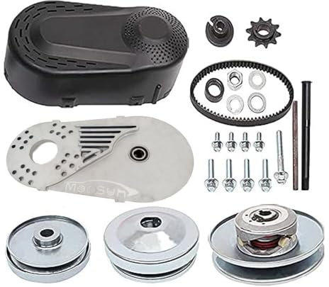 MOOSUN 30 Series 6.5 HP Go Kart Mini Bike Torque Converter Clutch Driver Pulley Replacement Comet Manco 212CC 3/4 Bore 10T #40/41/420 China (Complete 3/4 Torque Converter Set)