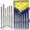 Lonisiv 6 PCS Precision Screwdriver Set, Eyeglass Repair Kit, Flat Head & Philips Head Screwdriver Set, 6 Different Sizes, Suitable For Watch, Electronic Repairs
