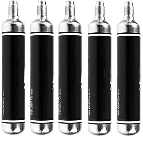 Lot de 5 bouteilles de CO2 de 88 g (88 g) | Capsules d'air comprimé pour carabines, fusils et fusils de chasse et airsoft bon marché