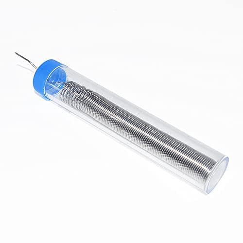 N-K Fil d'étain portable de 1 mm - Fil à souder argenté - Pour outils de réparation - Durable
