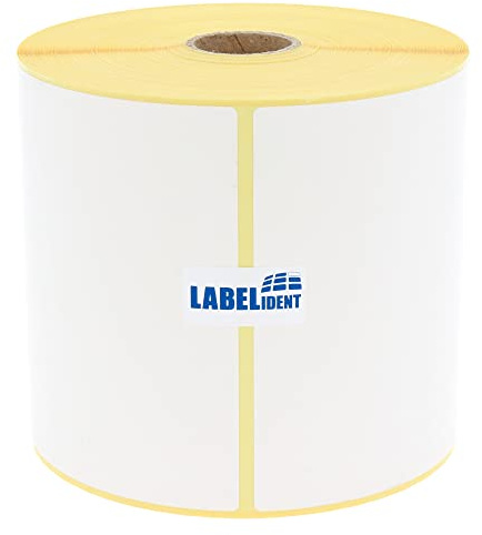 Labelident DHL Versandaufkleber 103 x 150 mm - 4x6 Zoll - 500 Thermo-Top Etiketten auf 1 Rolle I 25 mm Kern I Selbstklebende Shipping Labels für Desktop Thermodrucker