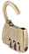 Retro Zahlenschloss Vintage Boxen Vorhängeschloss Antik 3-stellige Reisetasche Gepäckschloss Passwortschloss Für Home Office Schublade