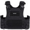 OneTigris Airsoft Tactical Vest - Molle Quick-release Plate Carrier, Lightweight Military Vest 500D Nylon for Airsoft Games, Black