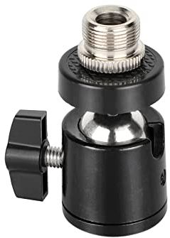 SZRIG Mini Ball Head with 5/8-27/3/8-16/1/4-20 Screw Mount for Camera DIY Accessories