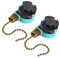 Interruttore della catena di tiro alla ventola 3 velocità 4 Velocità del filo Interruttore di controllo per il soffitto Bronzo 2 pcs Lampada a parete Switch