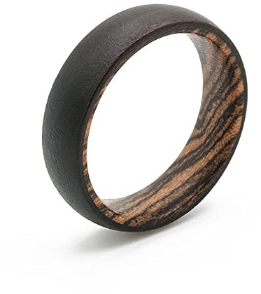 fablano Ring Ebenholz 6mm Matt (60 (19.1mm))