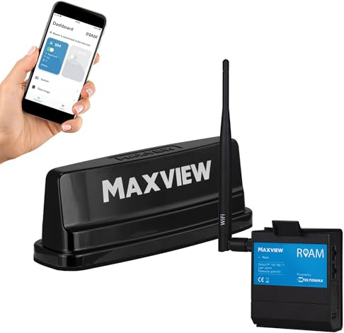 Maxview MXL056/B Roam Campervan WiFi System | 5G Ready Antenna - Black