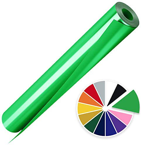 Artcut Vinilo Textil Termoadhesivo Verde claro 30.5x300cm, Rollo de Vinilo Transferencia de Calor para Ropa