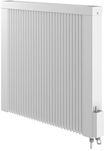 Elektro Heizung mit Keramikkern 1000 Watt - Energiesparender Elektroheizkörper mit Funkmodul, IPX4 Schutzklasse, Verzinkt, Wandmontage für Räume von 8-12qm - Made in Germany