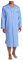 Beokeuioe V-Ausschnitt Herren Kaftan Seite Split Kurzarm Robe Baumwolle mit Taschen Langes Kleid Nachthemd für Männer Hoch Thobe Dünne Morgenmäntel