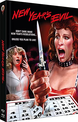 New Year‘s Evil - Mediabook - Cover C - 2-Disc Limited Collector‘s Edition Nr. 67 - Limitiert auf 333 Stück (Blu-ray+DVD)