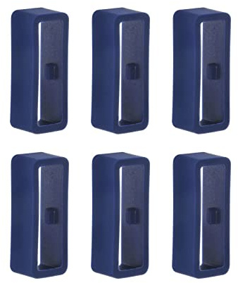 Lot de 6 boucles de rechange en caoutchouc pour bracelet de montre Garmin Venu 2S, 18 mm en silicone