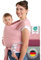 Laleni Tragetuch Baby neugeboren bis 15 kg aus weicher Baumwolle - Babytrage Neugeborene ab Geburt - OEKO-TEX zertifiziertes Tragetuch Kleinkind - Wickeltuch Baby 5,10 m Länge - Baby Wrap in Rose