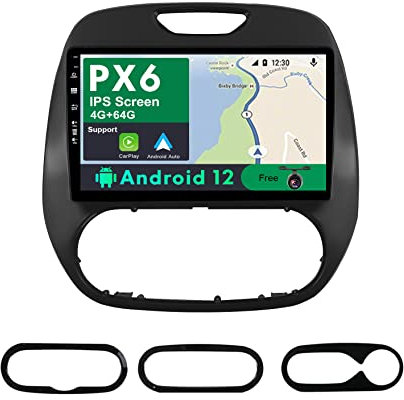 BXLIYER Android 14 IPS Autoradio für Renault Kaptur Captur (2014-2019) Radio GPS Navigation - 2G+32G - Rückfahrkamera KOSTENLOS - 2 Din 9 Zoll - DAB Lenkradsteuerung CarPlay Android Auto Fast-Boot