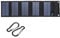 15/20W 5V Solar Panel Outdoor Camping Hiking Foldable USB Solar Panels Portable Power Bank Battery Solar Charger For Cell Phone Waterproof and Durable (Color : 15W 5V)