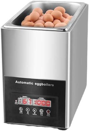 ALSUP Commercial Egg Boiler Machine, Egg Boiler Cooker, Professional 9L Half-Boiled Egg Machine Egg Automatic Boilers 50 Eggs, Large Capacity Egg Cooker,220v