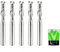 SHARPRO Spiral Upcut Router Bit 1/4 Inch Shank 1/4 Inch Cutting Dia. 1'' CL. Extra Long 2-1/2'' OVL. Carbide Upcut CNC Bits, Ideal for Wood Engraving and Plunging Applications (5PCS)