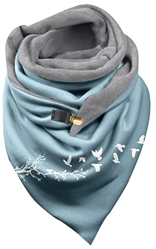 Schals Schal Damen Kariert Herren Schals wickelt Winter warme kurze Schals Kölnisch Wasser Tücher Schal Gelb Blau Schal Super Weich Auto Cockpitpflege Tücher (A, One Size)