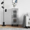 ShGaxin Sideboard aus Betonsperrholz grau 34,5 x 34 x 90 cm, Wohnzimmermöbel, Esszimmerschränke, Wohnbereichhelfer, Wohnzimmerschrank, Schrank 828824
