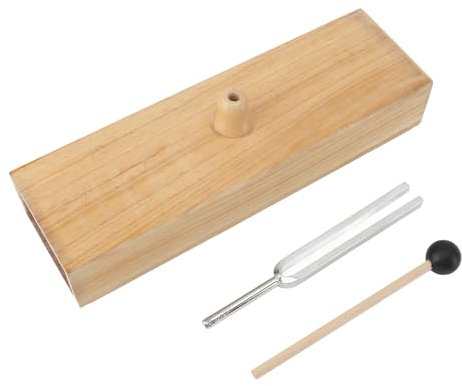 Diapasón de 256Hz, Caja de Resonancia de Madera, Experimento Acústico Curativo, Meditación