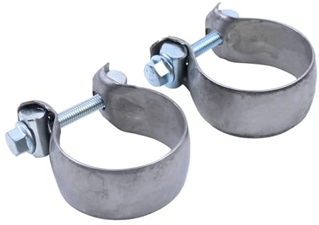 Auspuffschelle 60mm Schelle Auspuffrohr für Crafter Ama-rok C-Klasse W202 W203 CL203 W221 S210 Viano W639 Vito W639 Cayenne 92A 9-3 850 960 C70 S70 S90 V70 V90 7er E65 E66 E67 California FF GTC4 Lusso