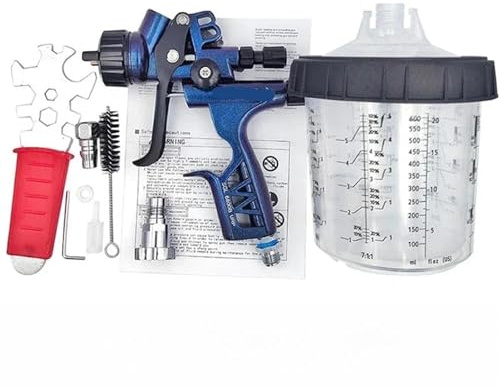 SGL-6800 - Spray de pintura para muebles de cuero de 1,3 mm, alta atomización 6800, herramienta neumática manual (verde)