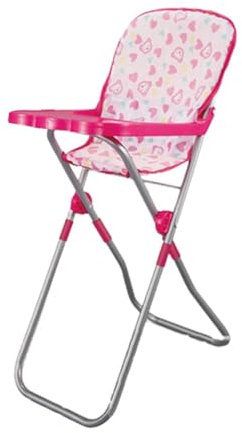 Doll Stroller Set Single Stroller Infant Doll Crib High Chair Set Accessories 1 Piece Stroller Swing Rocking Chair Dining Chair Crib Toy for Kids Girls Boys 3+ Years Old (Dining Chair)