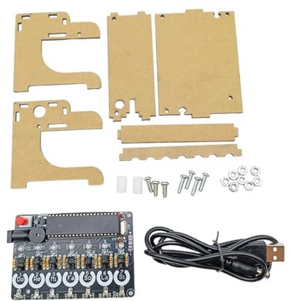 LeeQinersw Tastaturmodul Keypad Stem Education Elektronisches Löten Hobbyist MCU Mikrocomputer Lötübungsset für Anfänger, Fertig