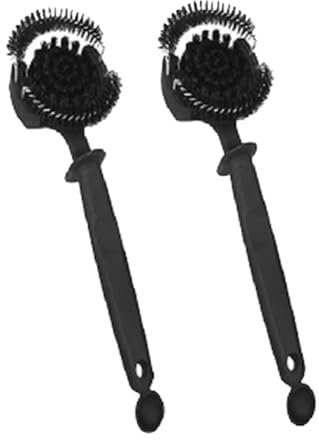 Louttary 2Pcs Espresso Machine Cleaning Brush Coffee Maker Cleaning Brush Tool Coffee Grinder Brush Accessories 58mm
