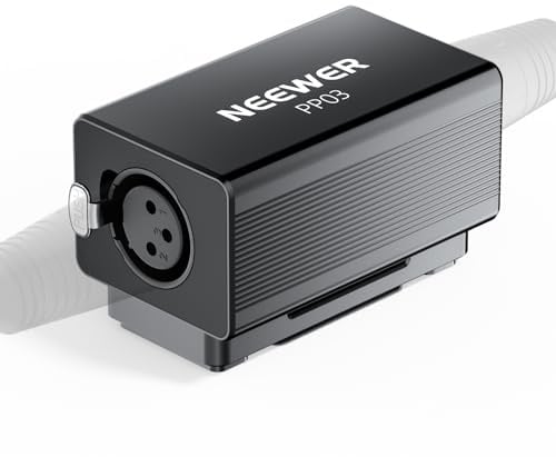 NEEWER Mikrofon Vorverstärker Microphone Preamp, XLR Mikrofonaktivator mit 25dB Ultra Clean Gain für dynamische und Ribbon Mics kompatibel mit Shure SM7B SM57 SM58 für Live Auftritte Podcasting, PP03