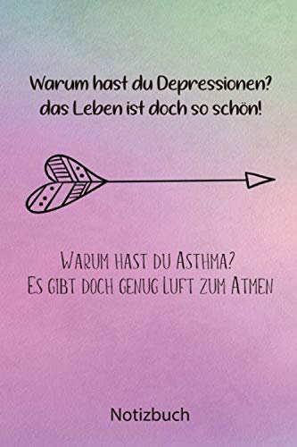 Notizbuch: Asthma Tagebuch | Peak Flow Protokoll für 100 Wochen - DIN A5 (Peakflow Tabelle + Symtome & Notizen)