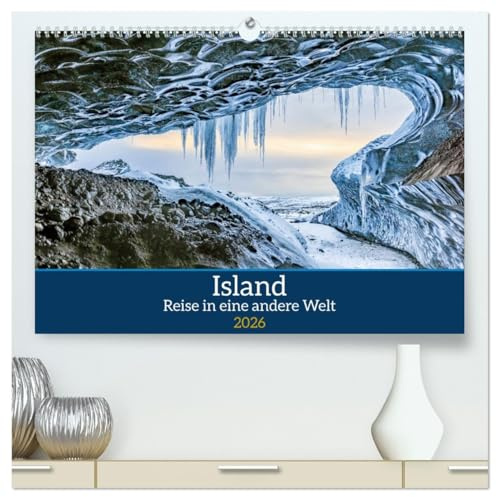 Island - Reise in eine andere Welt (hochwertiger Premium Wandkalender 2026 DIN A2 quer), Kunstdruck in Hochglanz: Bilder von atemberaubenden ... einzigartigen Naturwundern (CALVENDO Orte)