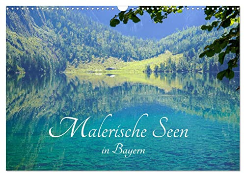 Malerische Seen in Bayern (Wandkalender 2026 DIN A3 quer), CALVENDO Monatskalender: Atemberaubende Seenlandschaften in Bayern, deren Farben und Panoramen einzigartig sind. (CALVENDO Orte)