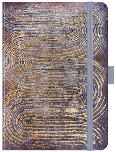 Premium Timer Big Harmony 2025: Hochwertiger Buchkalender. Terminplaner mit Wochenkalendarium, Gummiband und Stifthalter. 12 x 17 cm