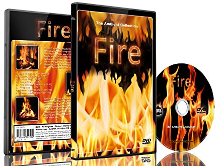 Feuer DVD - Feuer gefilmt in HD - Endlosschleife Kamine, Lagerfeuer, Holzfeuer