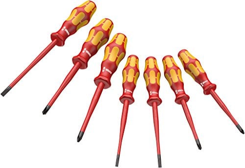 Wera 160ISS 7 Piece Kraftform Plus Slimline Screwdriver Set