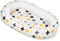 Velinda Kuschelnest Babynest Babynestchen Nestchen Reisebett Kuschelbett 100% Baumwolle (Muster: gelbe Kreuzchen - weiß)