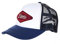 Deus Diamond Trucker Cap - Navy