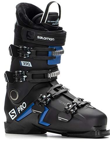 Salomon Herren S/PRO X90 CS Skistiefel, Black/Race Blue/White, 29