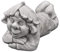 gartendekoparadies.de Gnom Kleiner Faulpelz, Steinfigur Wichtel, H. 18 cm, 6 kg, Grau, frostsicher aus Steinguss für Außenbereich