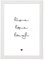 WANDKIND LIVE, LOVE, LAUGH inklusive Bilderrahmen DIN A4 - Poster mit Rahmen - Kunstdruck als Wand-Dekoration (Weiss)