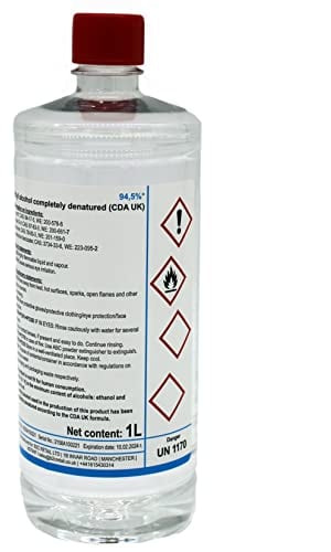 Ethanol Ethyl - denatured Alcohol 96% 1L - 2L - 6L (6 litre)