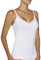 YSABEL MORA - Camiseta Lencera Tirante Fino Algodón, Diseño Mediterráneo, Confort y Sostenibilidad, Hecho en Valencia, Adaptable a Cualquier Cuerpo y Circunstancia