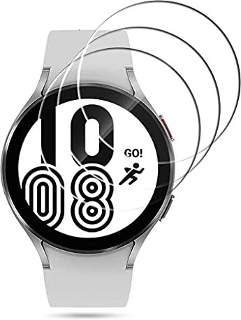 TLING [3 Pièces Protecteur d'écran en Verre Trempé pour Samsung Galaxy Watch 4 40mm,[Dureté 9H] [Cristal Clair] [Anti-Rayures] Protection Écran pour Samsung Galaxy Watch 4 40mm